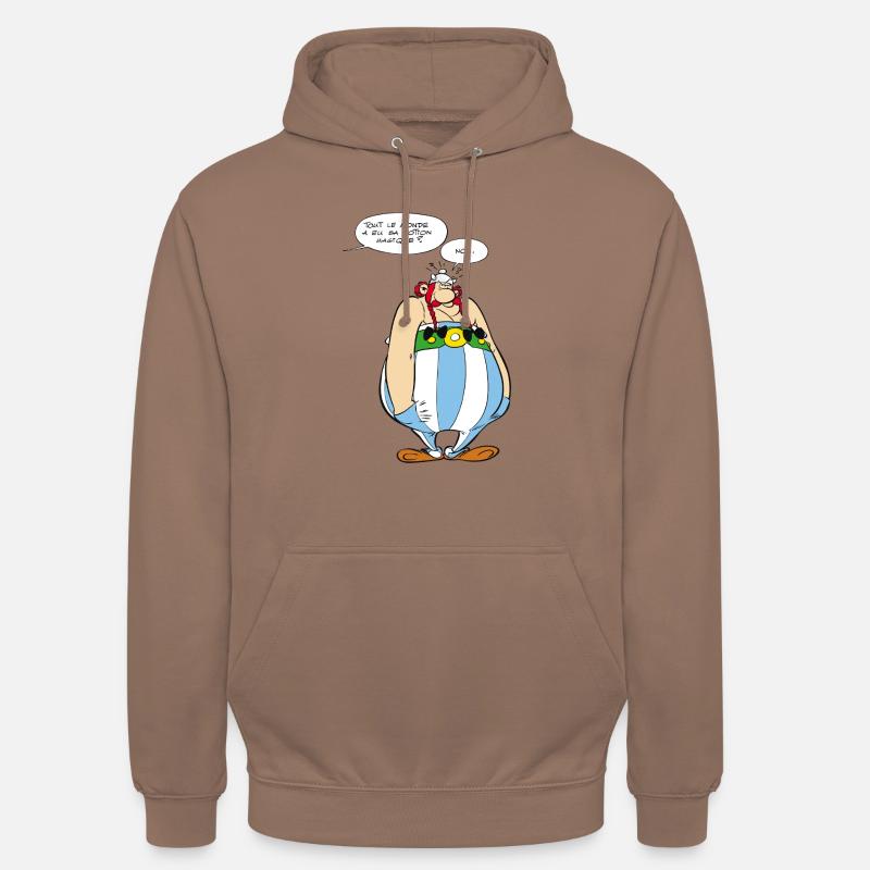 Asterix & Obelix - Obelix speach bubbles - Unisex Hoodie - mocha