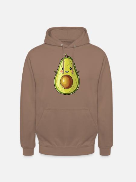 Avocado Veganerin - Unisex Hoodie - Mokka