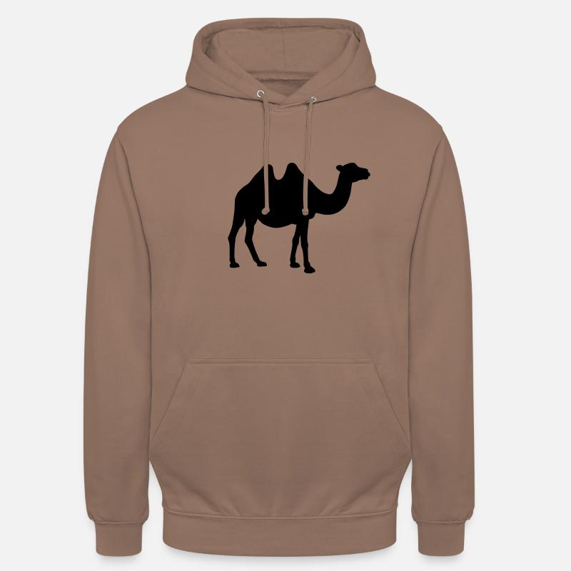 Kamel Silhouette - Sweat-shirt à capuche unisexe - moka