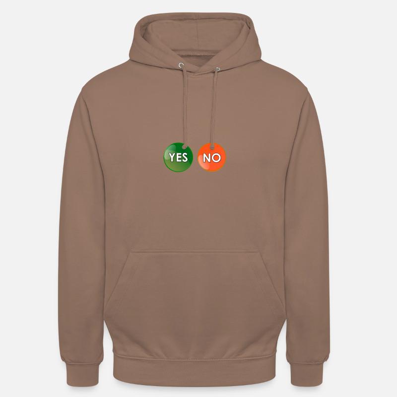 Ja oder nein? - Unisex Hoodie - Mokka
