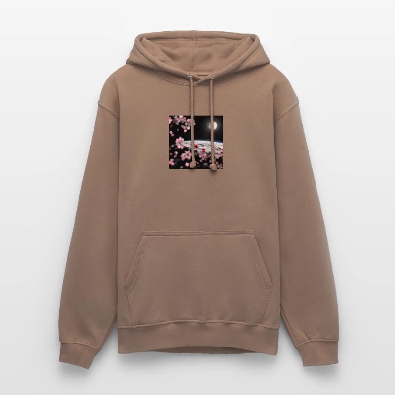 Cherry Tree on the Moon Unisex Hoodie