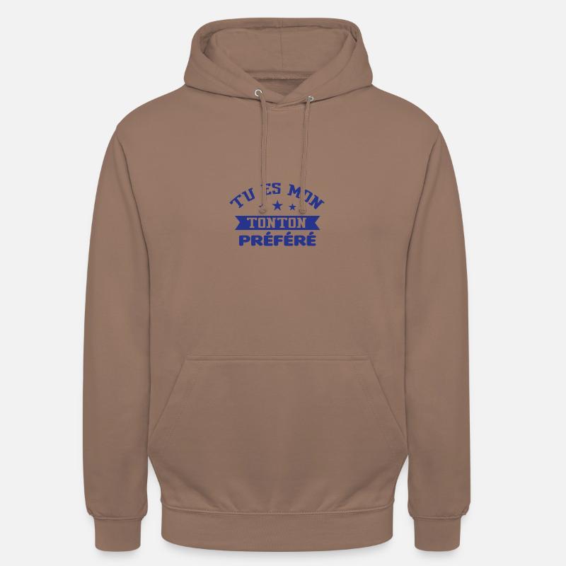 Tu es mon oncle préféré - Sweat-shirt à capuche unisexe - moka