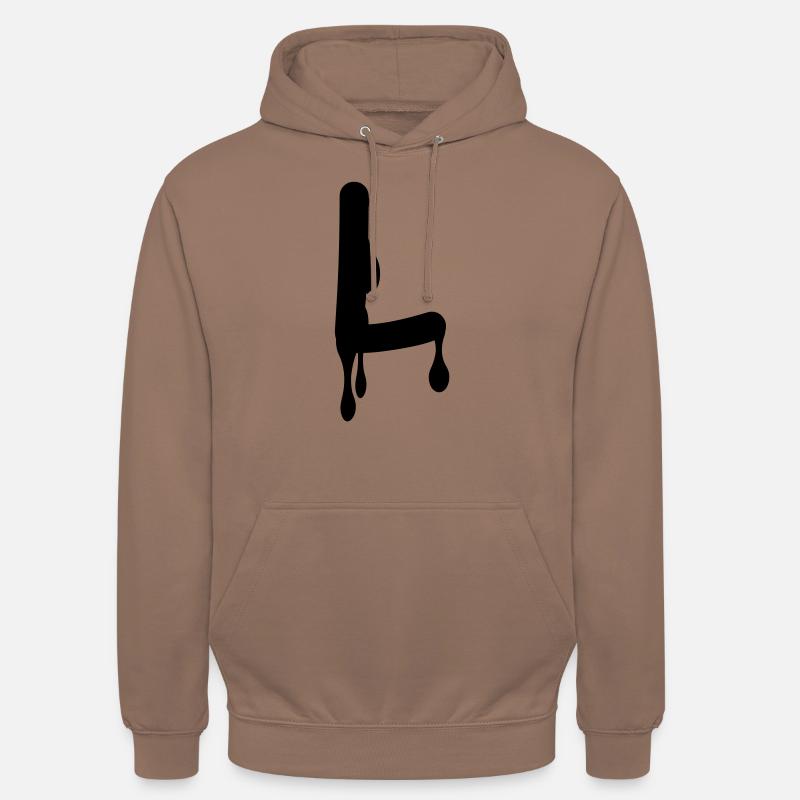 l_comic_graffiti - Sweat-shirt à capuche unisexe - moka