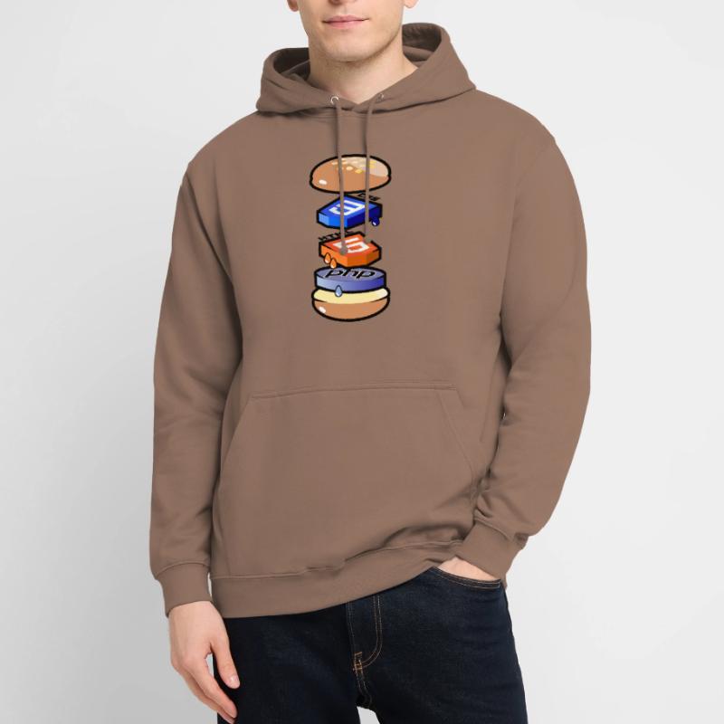 Programmeur informatique en Html, Css et Php Sweat-shirt à capuche unisexe