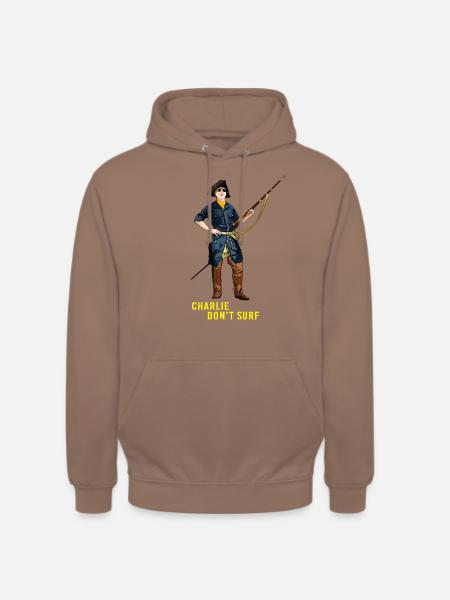 Charlie Don't Surf - Unisex Hoodie - mocha