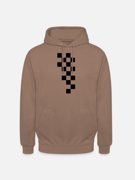 RACING FLAG - Unisex Hoodie - Mokka