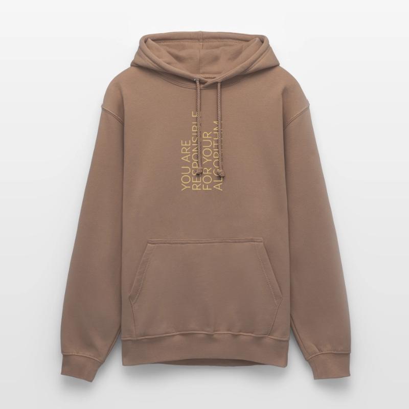 nerdy wisdom algorithm black Unisex Hoodie