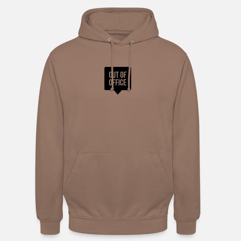 Absent du bureau - Sweat-shirt à capuche unisexe - moka