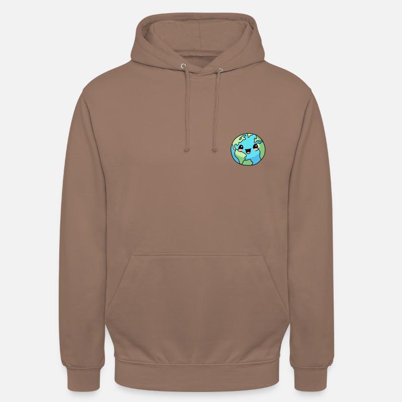 Notre heureuse mère la Terre ! - Sweat-shirt à capuche unisexe - moka