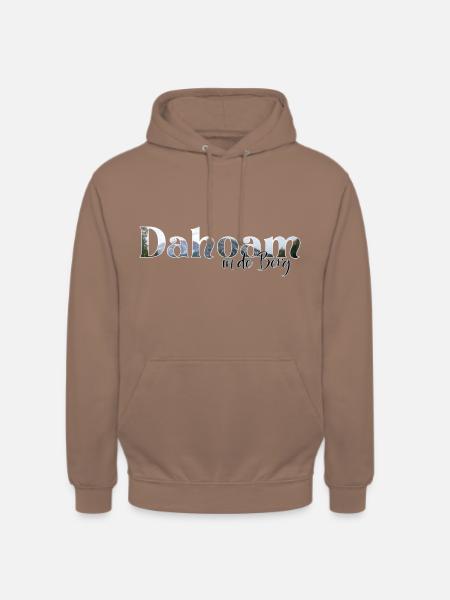 Dahoam in de Berg - Unisex Hoodie - Mokka