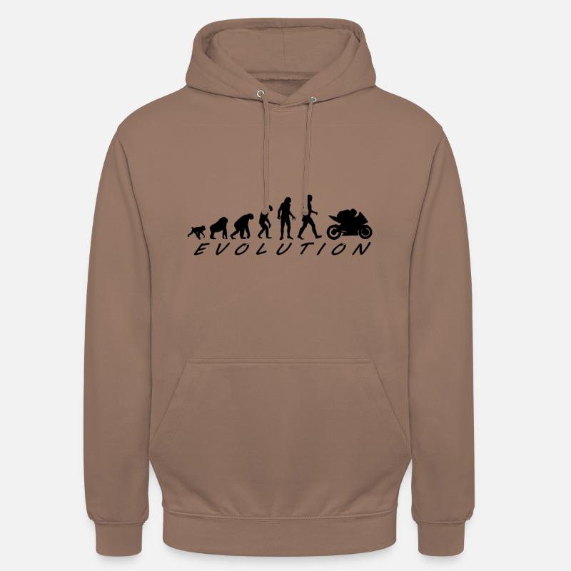 Évolution - Sweat-shirt à capuche unisexe - moka