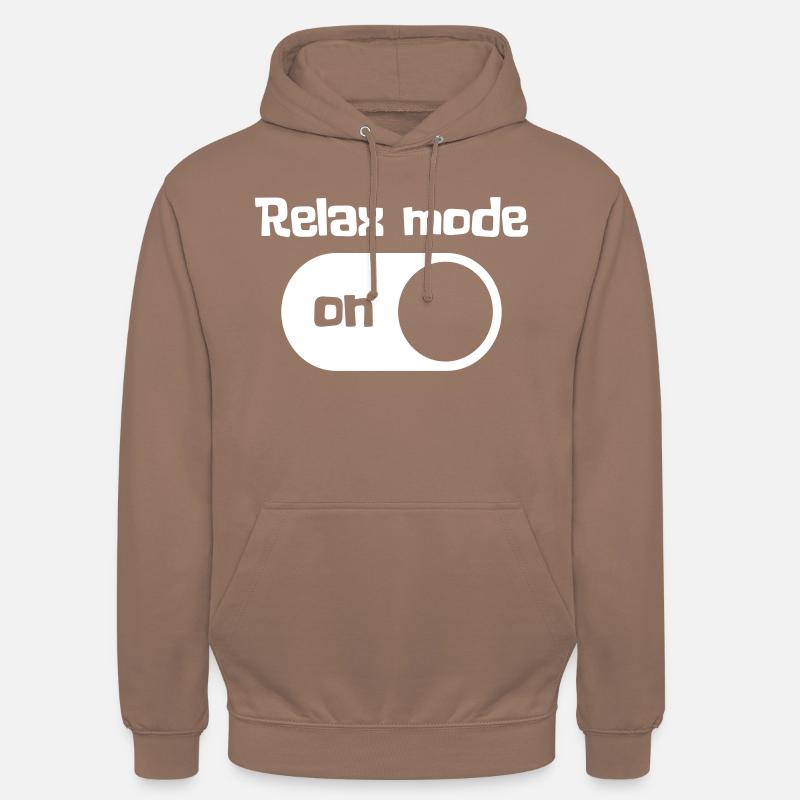 Mode détente sur - Sweat-shirt à capuche unisexe - moka