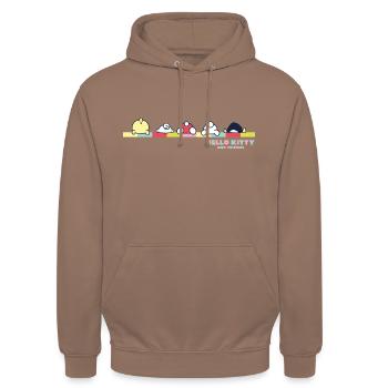 Hello Kitty And Friends Pos - Unisex Hoodie - Mokka - Vorne - Alina (178cm) & Michal (187cm)