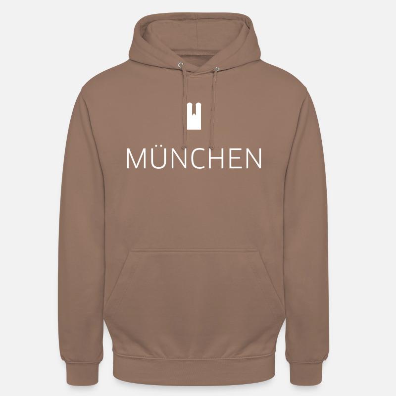 Munich - Sweat-shirt à capuche unisexe - moka