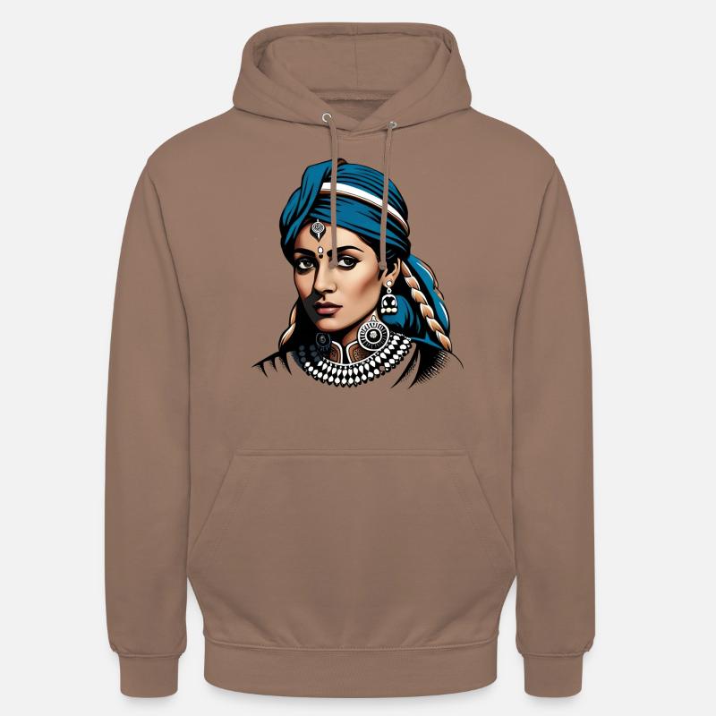Indien - Sweat-shirt à capuche unisexe - moka