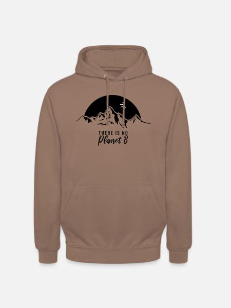 there is no planet b - Unisex Hoodie - mocha