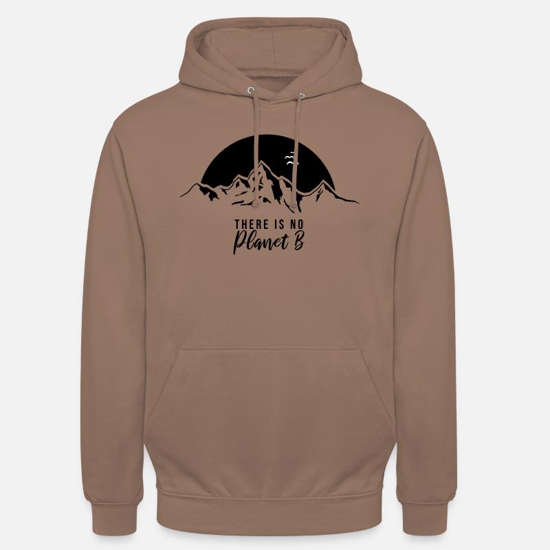 il n'y a pas de planète b - Sweat-shirt à capuche unisexe - moka