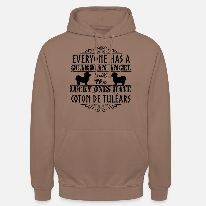 Anges Coton De Tuléar - Sweat-shirt à capuche unisexe - moka