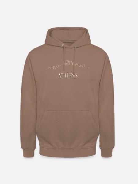 Athens Liebe - Unisex Hoodie - Mokka