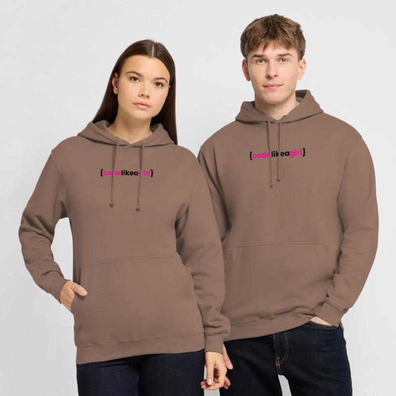 code comme une fille - codeur programmeur fille Sweat-shirt à capuche unisexe