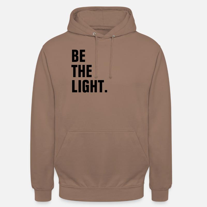 Sei das Licht - Christ - Unisex Hoodie - Mokka