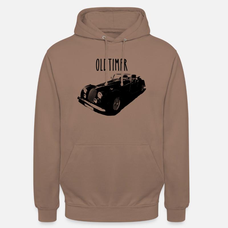Britischer Oldtimer - Plus4 oder Plus8 - Unisex Hoodie - Mokka