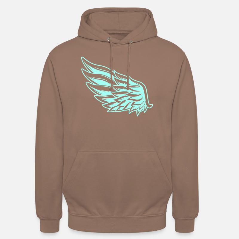 Aile 1 - Sweat-shirt à capuche unisexe - moka