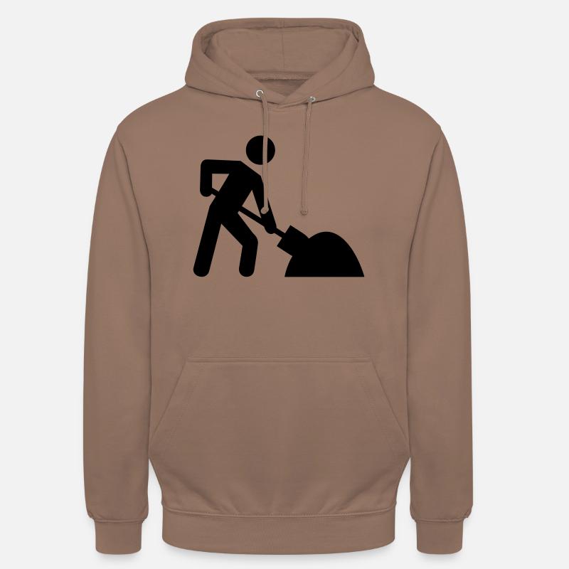 Bauarbeiter - Unisex Hoodie - Mokka