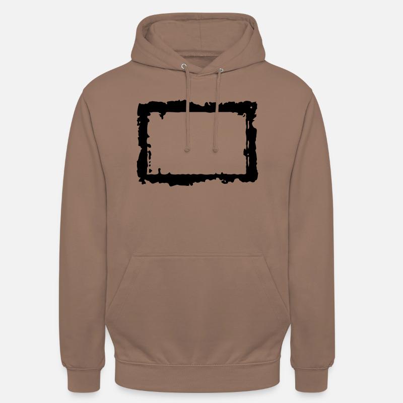 frame_4_vec_1 fr - Sweat-shirt à capuche unisexe - moka