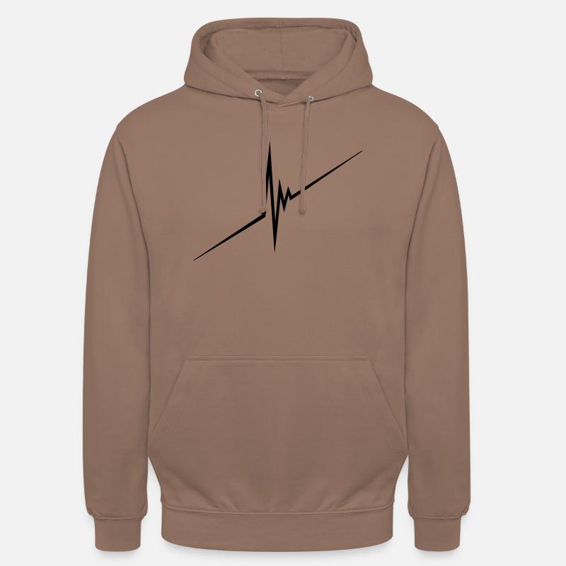 pulse - Sweat-shirt à capuche unisexe - moka