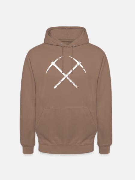 Pickaxes Used Look - Unisex Hoodie - mocha