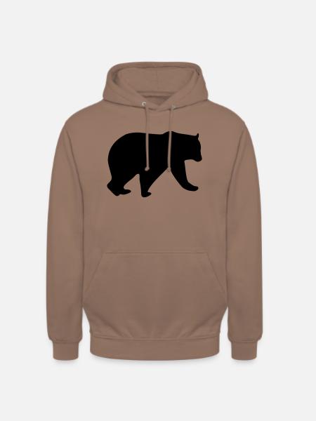 bear design - Unisex Hoodie - Mokka