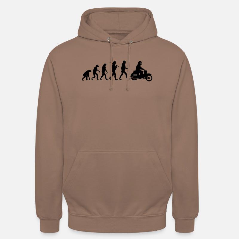 avaler évolution - Sweat-shirt à capuche unisexe - moka