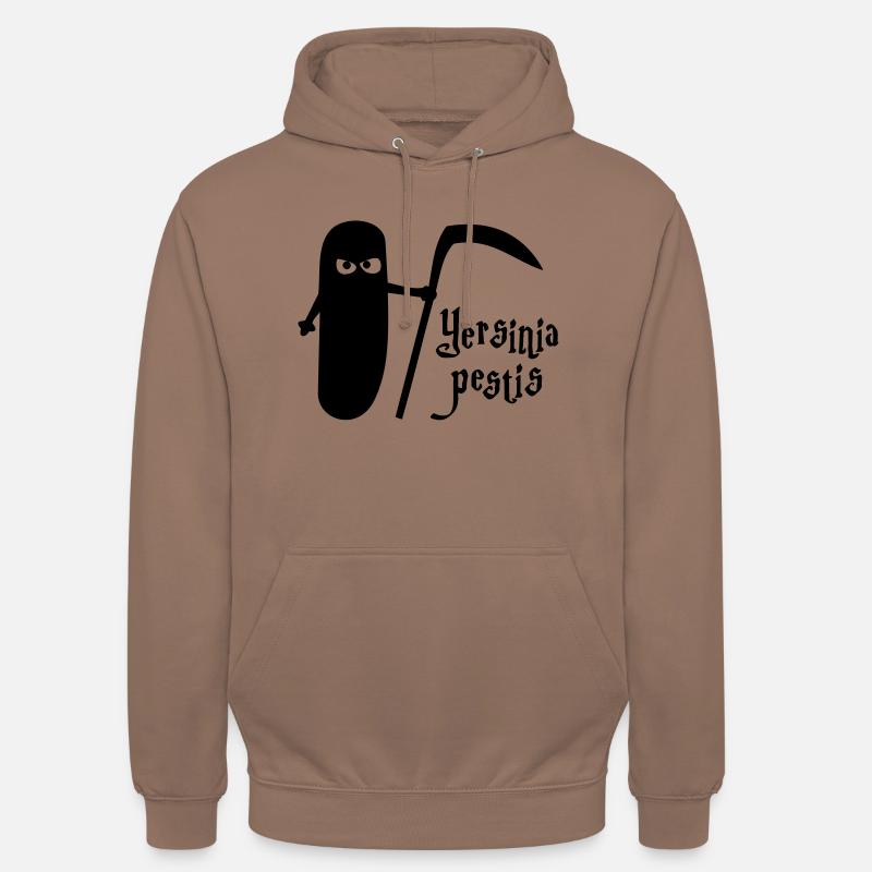 Bactérie peste - Sweat-shirt à capuche unisexe - moka