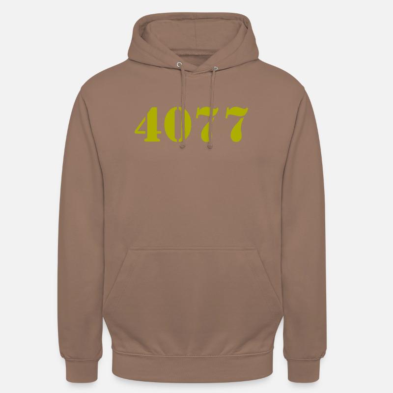 4077 - Sweat-shirt à capuche unisexe - moka