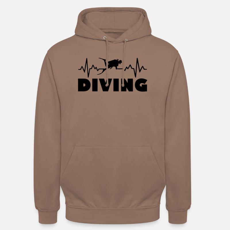 Diving Dive Dive - Unisex Hoodie - mocha
