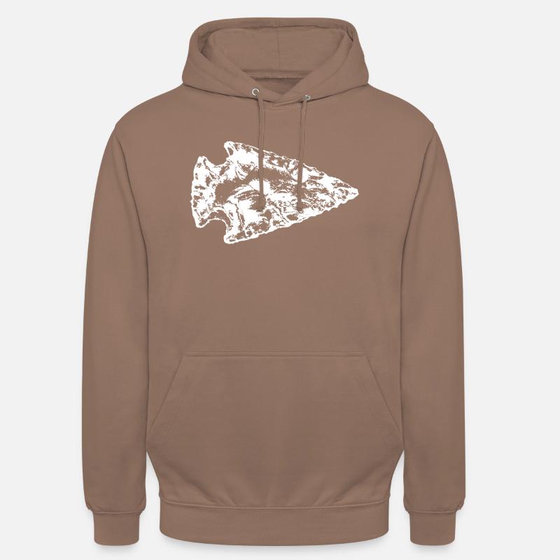 Pfeilspitze - Unisex Hoodie - Mokka