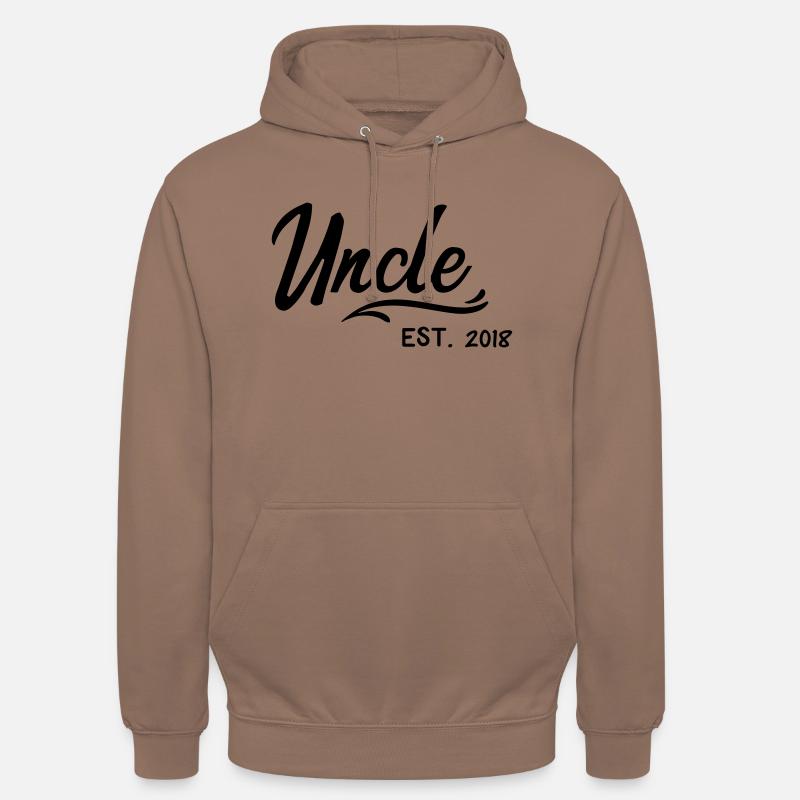 Oncle 2018 - Sweat-shirt à capuche unisexe - moka