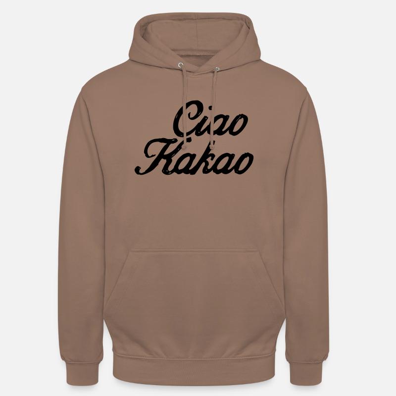 Cacao Ciao - Sweat-shirt à capuche unisexe - moka