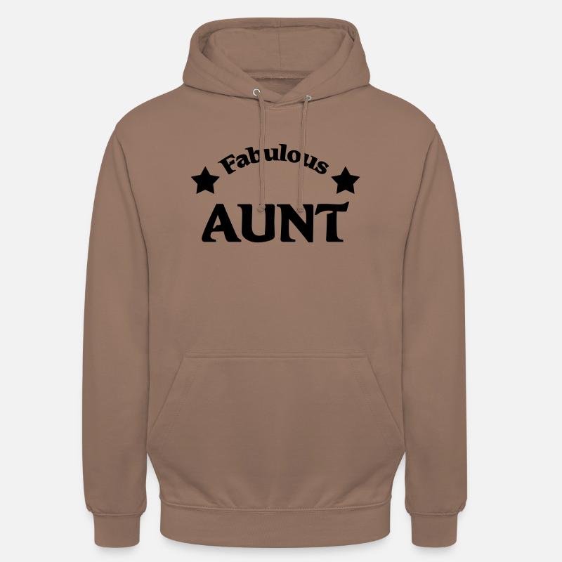 Fabulous Aunt - Sweat-shirt à capuche unisexe - moka