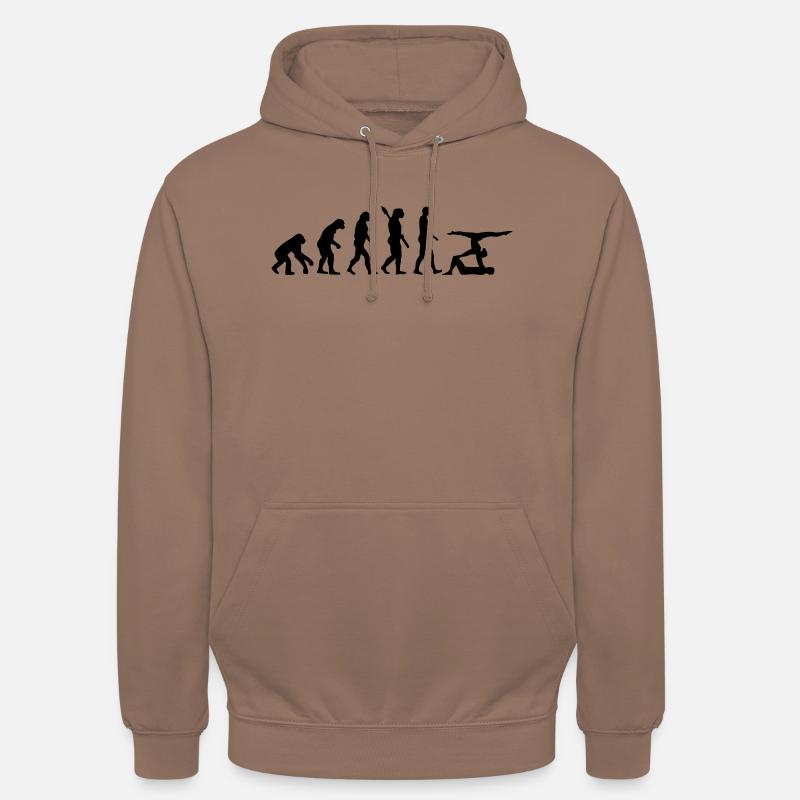 Evolution Acrobatics - Unisex Hoodie - mocha
