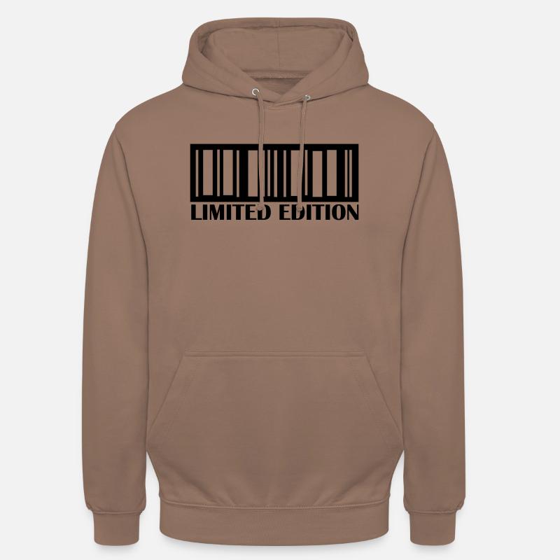 barcode limited edition - Sweat-shirt à capuche unisexe - moka