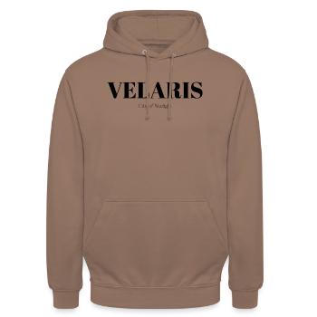 Verlaris - Acotar - Unisex Hoodie - Mokka - Vorne - Alina (178cm) & Michal (187cm)