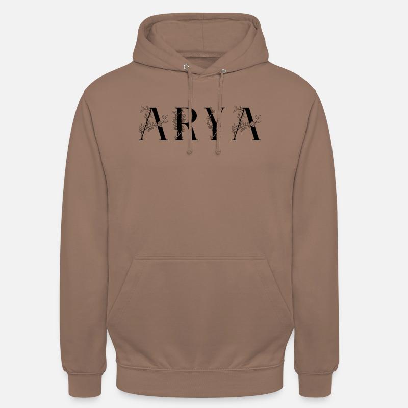 Nom - Arya - Sweat-shirt à capuche unisexe - moka