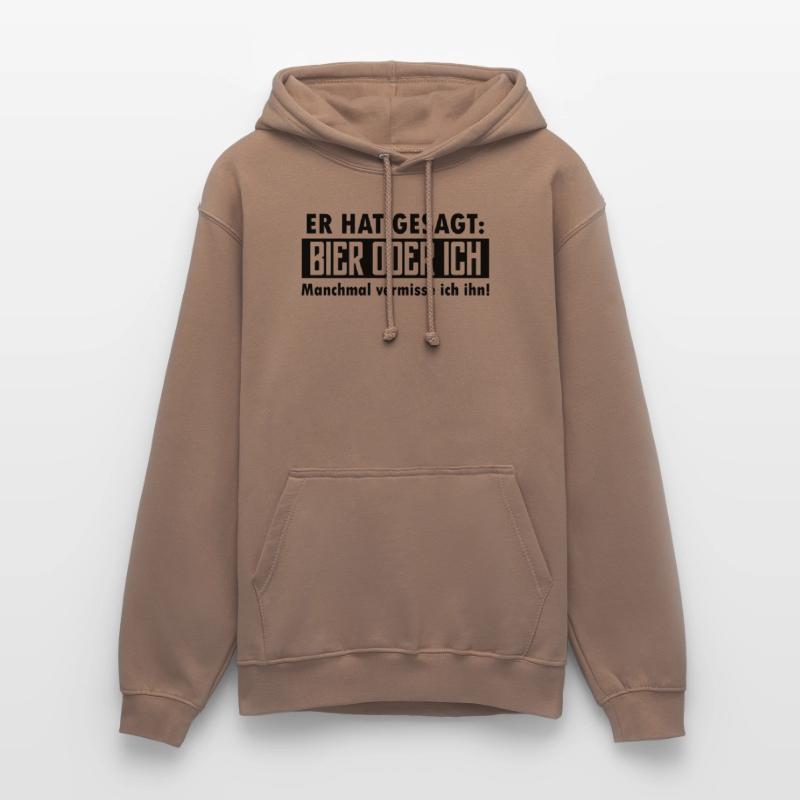 bier oder ich Unisex Hoodie
