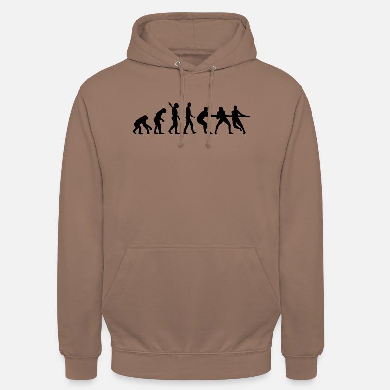 Evolution tug of war - Unisex Hoodie - mocha
