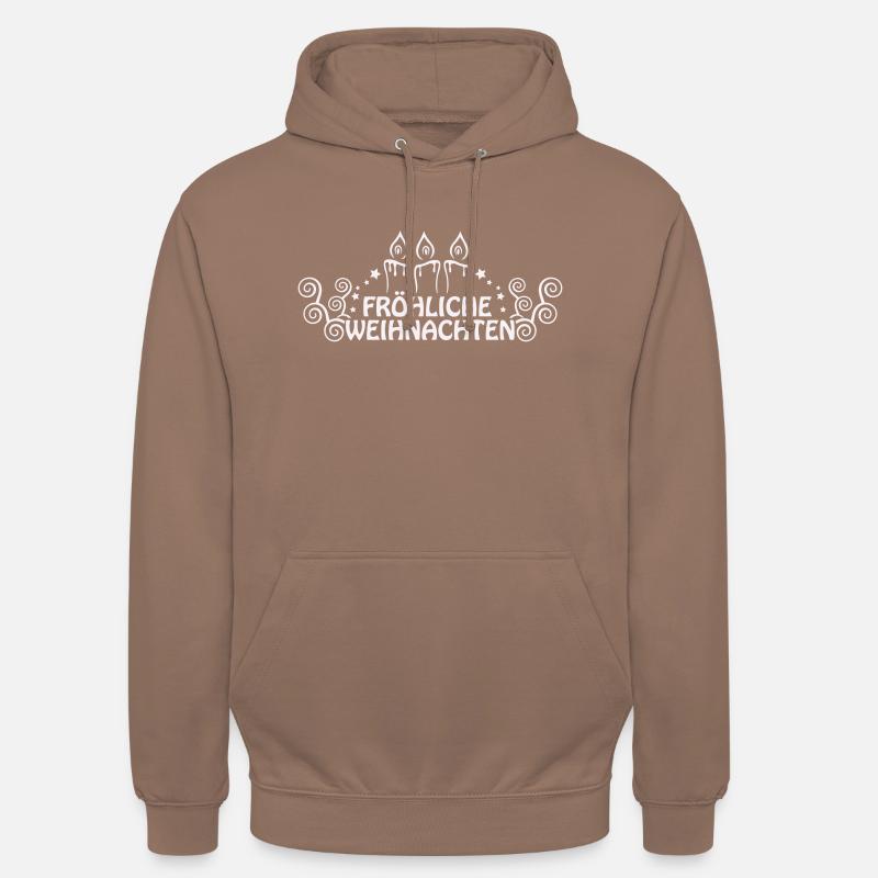 Joyeux noël - Sweat-shirt à capuche unisexe - moka