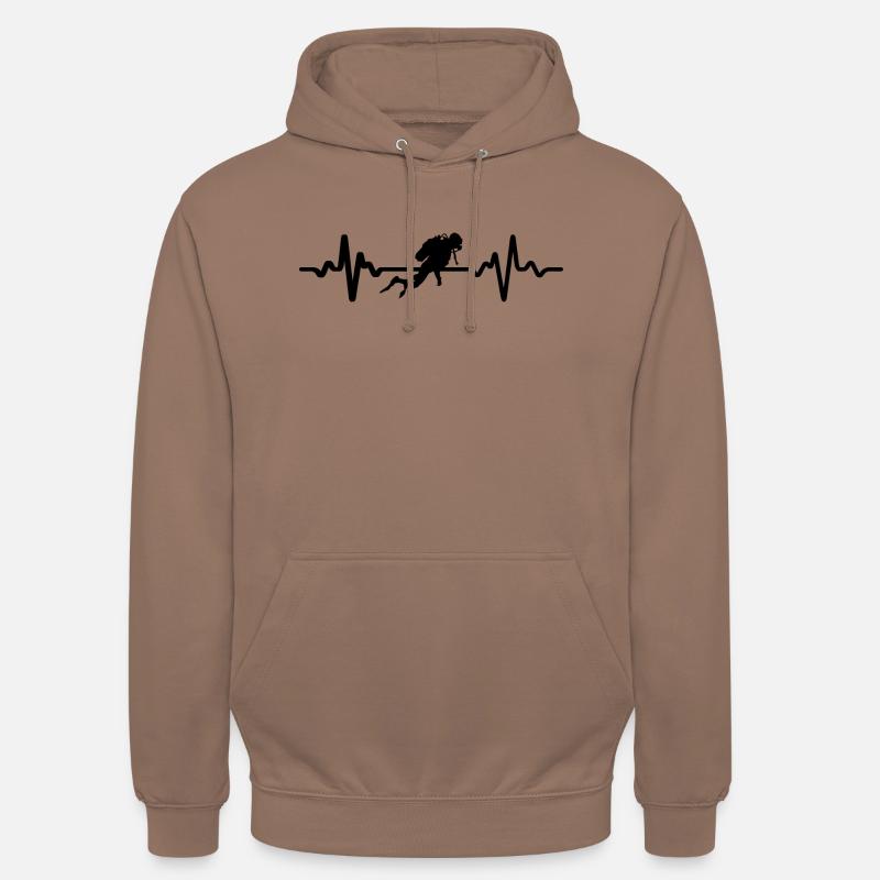 Diving Dive Dive - Unisex Hoodie - mocha
