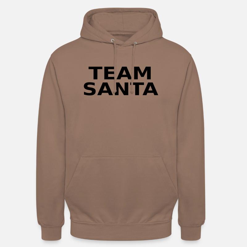 team santa -t1 - Unisex Hoodie - Mokka
