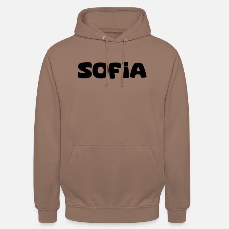 Nom - Sofia - Sweat-shirt à capuche unisexe - moka